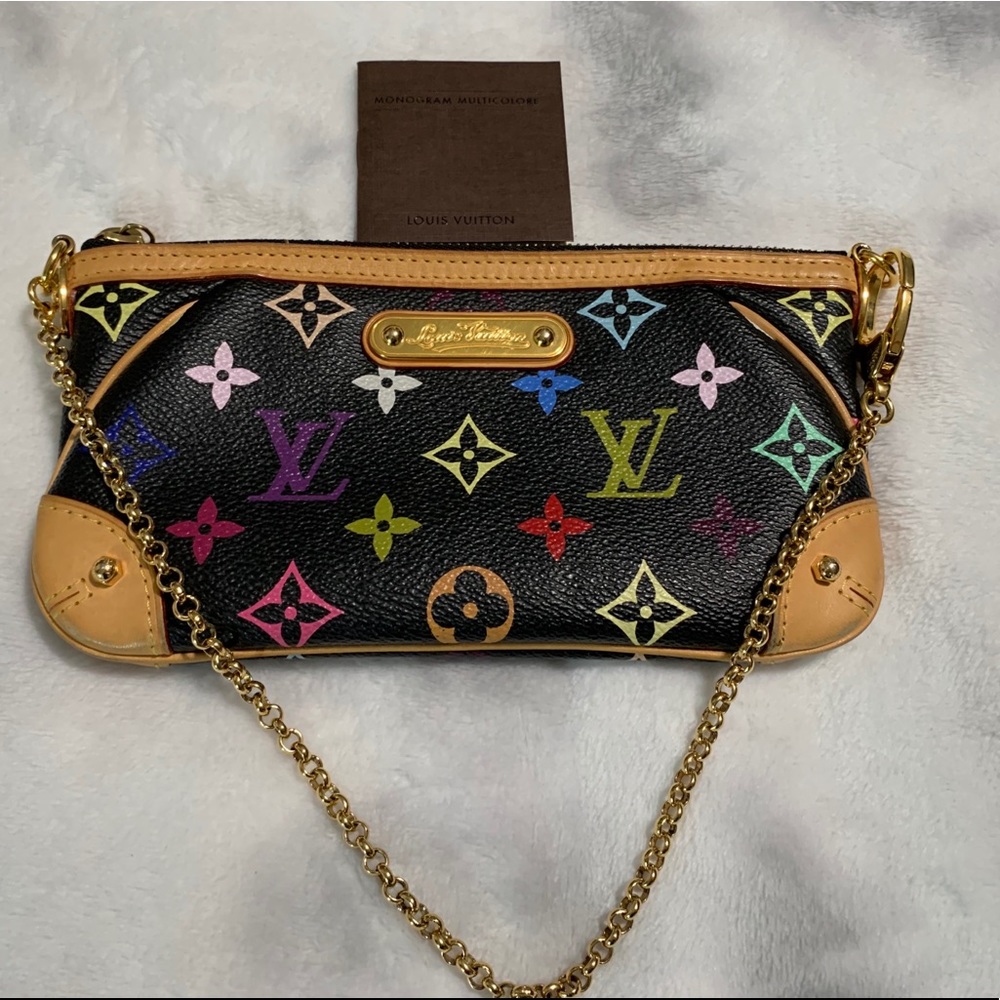 Authentic Louis Vuitton Multicolor Milla Clutch